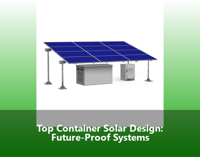 Top Container Solar Design: Future-Proof Systems